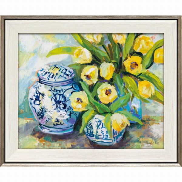 ユーパワー｜YOU POWER 【アート額】ジャネット ヴェルテンテス「チューリップ シノワズリ」