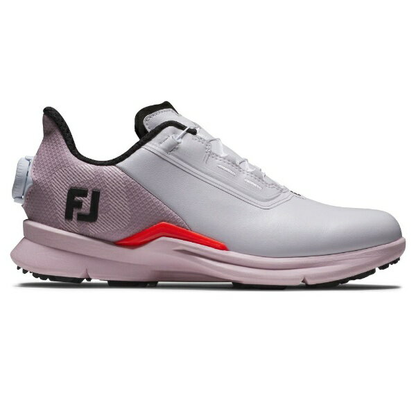 フットジョイ｜FootJoy レディース ゴルフシューズ フューエル ボア ホワイト×ピン...