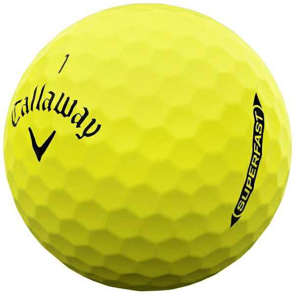 キャロウェイ｜Callaway ゴルフボール SUPERFAST スーパーファスト ボールドイエロ...