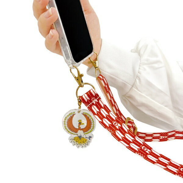 サンクレスト｜SUNCREST ショルダーストラップ（平紐） ポケットモンスター ホウオウ iSB-PM35