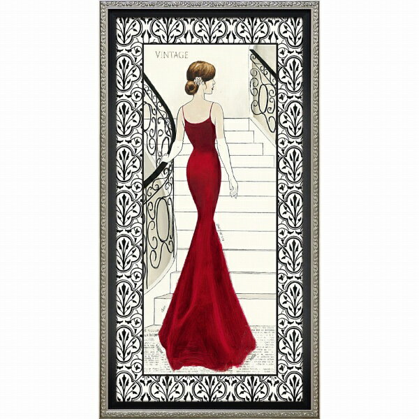 ユーパワー｜YOU POWER アート額 エミリー アダムス「ラ ベル ルージュ」