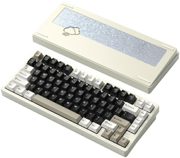WOBKEY｜ウォブキー キーボード Rainy 75 Pro系モデル(Cocoa・英語配列) ホワイト PR75CWHT [有線・ワイヤレス /英語配列 /メカニカル]