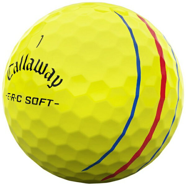 キャロウェイ｜Callaway ゴルフボール E・R・C SOFT トリプル トラック イエロー [...