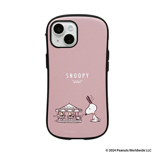 HAMEE｜ハミィ [iPhone 15/14/13専用]PEANUTS/ピーナッツ iFace First Class MagSynqケース iFace くすみピンク/回転木馬 41-986516