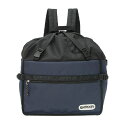 ファインプラス|FINE PLUS ハイプレミアム ロゴテープ バスケット リュック3 OUTDOOR PRODUCTS NAVY 22469092