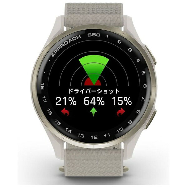 GARMIN｜ガーミン GPSゴルフウォッチ Approach S50 アプローチ S50 Ivory 010-03010-21