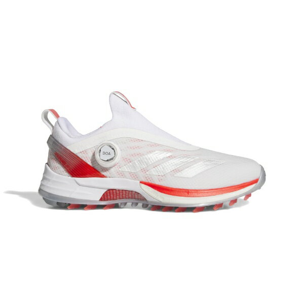 アディダス｜adidas レディース アディゼロ ゼッドジー 25 ボア ホワイト×シルバー×レッド NLK62 [レディース /22.0cm /幅:2E]