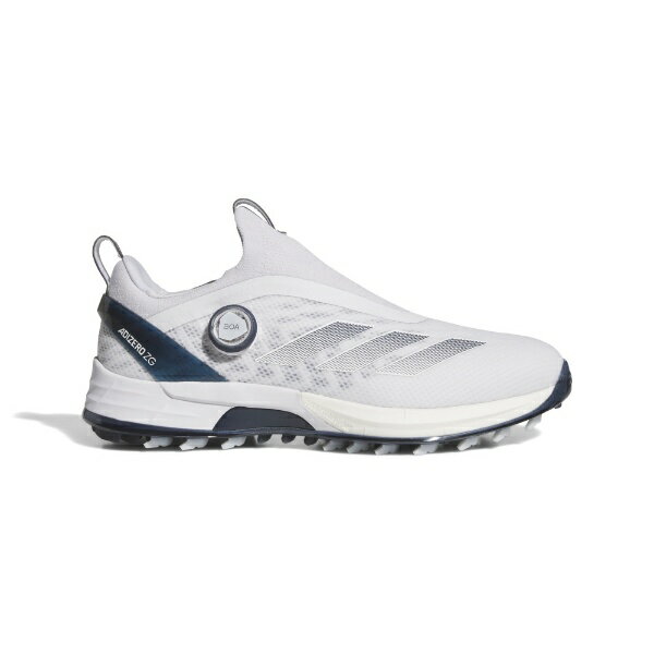 アディダス｜adidas メンズ ゴルフシューズ アディゼロ ゼッドジー 25 ボア ホワイト×ネイビー×グレー NLK60 [メンズ /27.0cm /幅:2E]