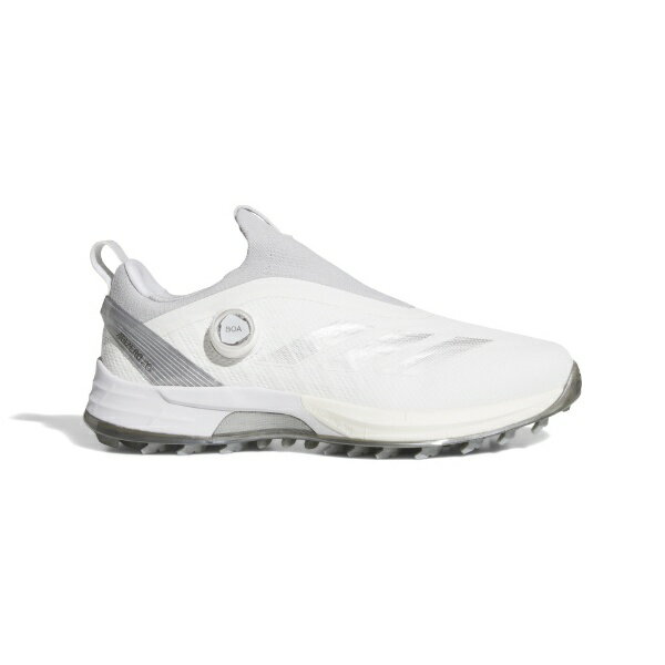 アディダス｜adidas メンズ ゴルフシューズ アディゼロ ゼッドジー 25 ボア ホワイト×シルバー×グレー NLK60 [メンズ /26.0cm /幅:2E]