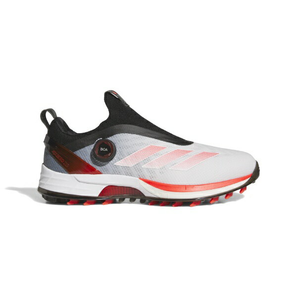 アディダス｜adidas メンズ ゴルフシューズ アディゼロ ゼッドジー 25 ボア ホワイト×レッド×ブラック NLK60 [メンズ /26.0cm /幅:2E]