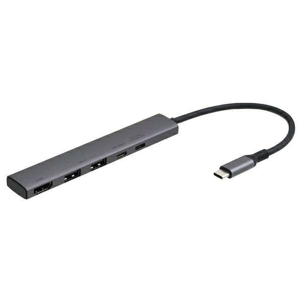 ナカバヤシ｜Nakabayashi 映像変換アダプタ [USB-C オス→メス HDMI /USB-Ax2＋USB-C＋USB-Cメス(給電用 PD100W対応)]…