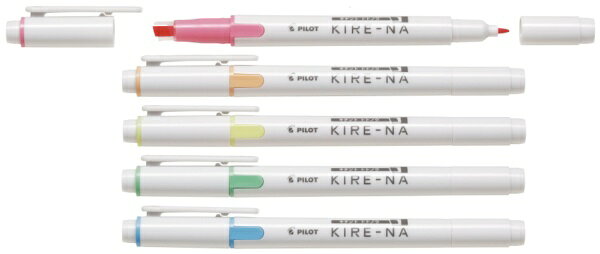 PILOT｜パイロット 蛍光ペン パック入り KIRE-NA(キレーナ) ピンク P-SKIW-1-P