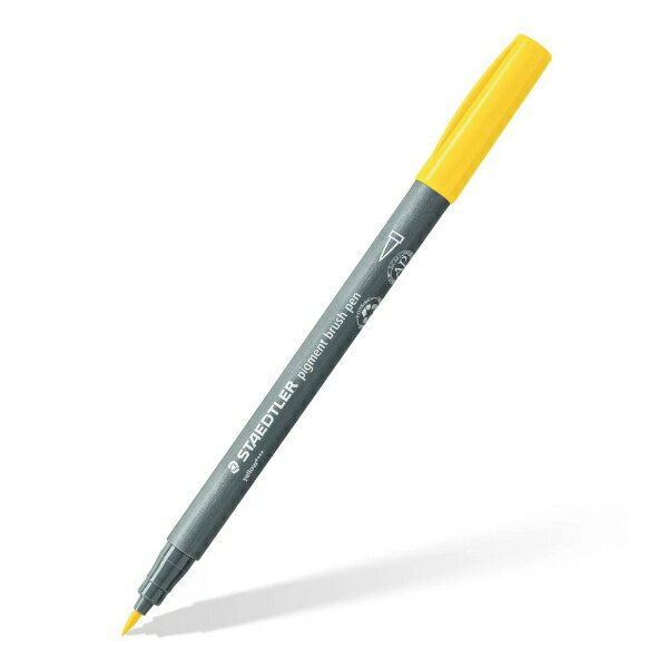ステッドラー｜STAEDTLER ピグメントブラッシュペン イエロー 371-1