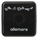 シヤチハタ|Shachihata ローラー型スタンプ allemore nototo roller(アレモア ノトトローラー) 花と蝶(インキ色:ブラック) PEL-RA1/H