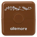シヤチハタ|Shachihata ローラー型スタンプ allemore nototo roller(アレモア ノトトローラー) ミモザ(インキ色:ブラウン) PEL-RB2/H