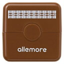 シヤチハタ|Shachihata ローラー型スタンプ allemore nototo roller(アレモア ノトトローラー) タータンチェック(インキ色:ブラウン) PEL-RB3/H