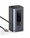 Baseus|ベースアス [USB-C オス→メス HDMIx2 / DisplayPortx2 / LAN / φ3.5mm / USB-Ax3 / USB-...