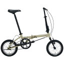 【エントリーで最大10万ポイント還元|5/6迄】 DAHON|ダホン 折りたたみ自転車 Farout ファーラウト Matt Sand FOT140 [14イン...