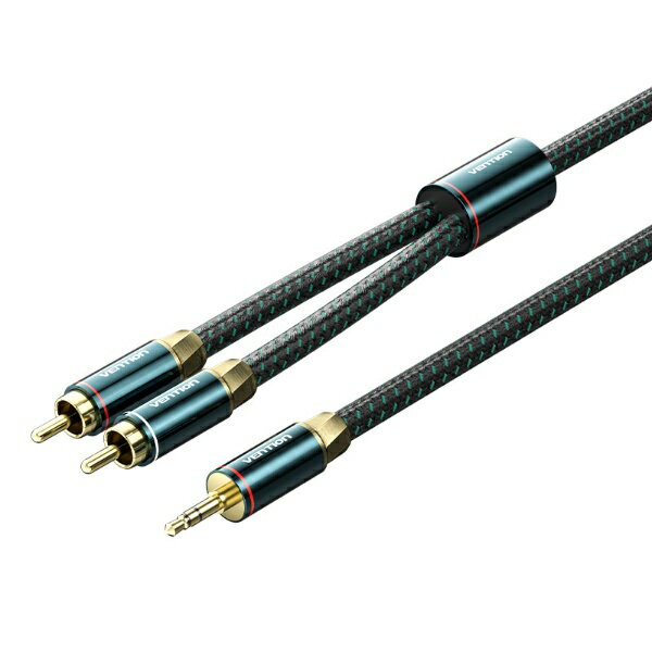 ブランド : Vention商品名 : 3.5mm Male to 2RCA Male Audio Cableモデル : BCSカラー : グリーンインターフェイス : 3.5mm TRSオス電気メッキ : 金メッキコンダクター : 無酸素銅シェル : 銅+亜鉛合金シールド : アルミホイル+スズ引き銅編みジャケット : TPE+コットン編みOD : 6.5mm長さ : 1.0m保証 : 1年パッケージ : カラーボックス