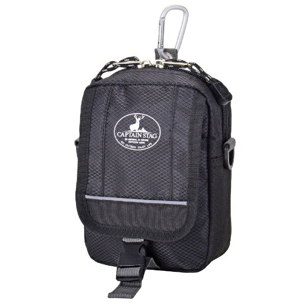 SWAN｜スワン CAPTAIN STAG ダイヤリップ かぶせミニショルダー ブラック CS-1308BK