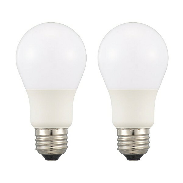 オーム電機｜OHM ELECTRIC LED電球 LDA6N-G AG59 2P [E26 /一般電球形 /60W相当 /昼白色 /2個 /全方向タイプ]