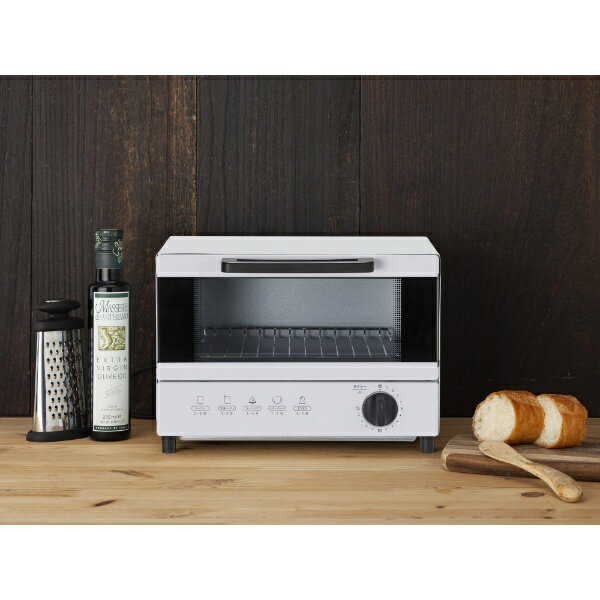 ORIGINAL BASIC｜オリジナルベーシック オーブントースター ホワイト OB-T100-W【newlife_campaign_a】