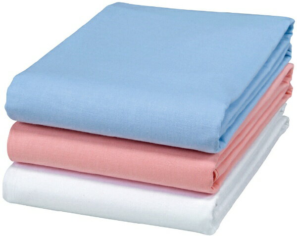 宮地商事 綿100％ロング＆ワイド綿平織大判シーツ3色組 シングル