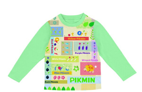 BANDAI｜バンダイ 光る！2TOPSニットパジャマ ピクミン くすみグリーン