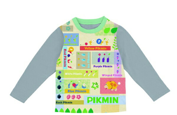 『ピクミン』より、「光る！2TOPSニットパジャマ」が登場！光るパジャマはお子様のたのしいおやすみタイムを応援します！※商品の画像は実際の商品と一部異なる場合がございますのでご了承ください。(C)Nintendo