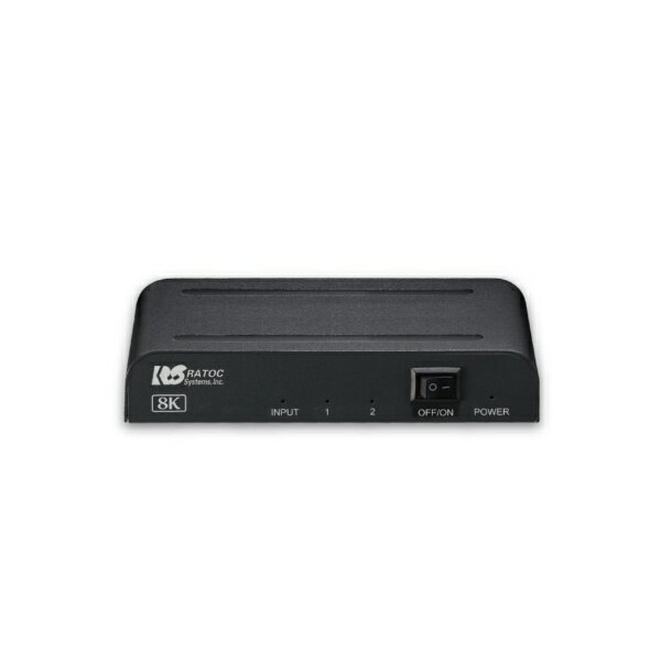 【エントリーで最大全額ポイント還元｜3/11まで】 ラトックシステム｜RATOC Systems 8K対応 1入力2出力 HDMI分配器 RS-HDSP2-8K