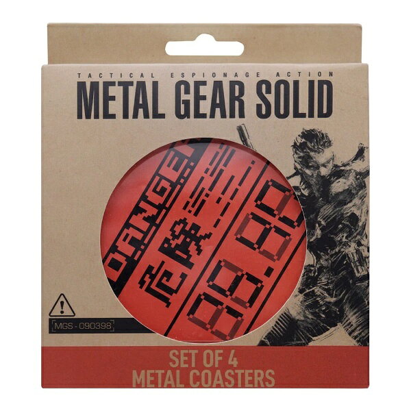 Fanattik｜ファナティック METAL GEAR SOLID メタルコースター 4枚セット