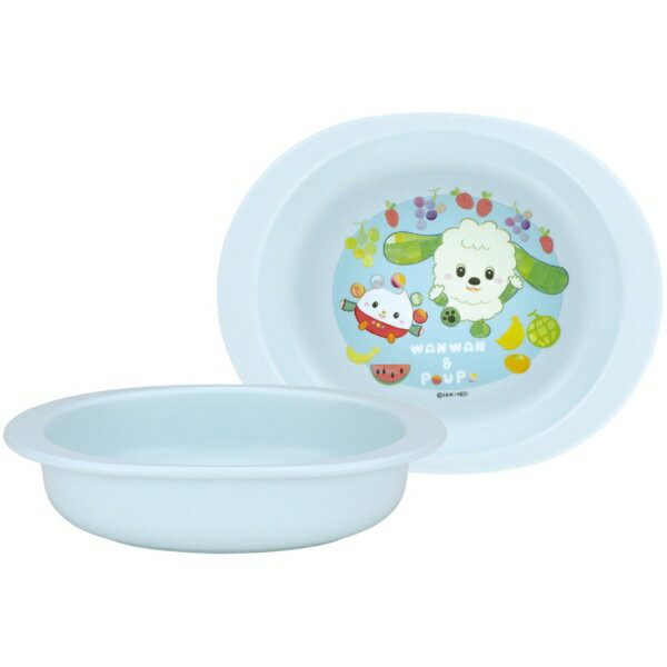 Skater｜スケーター いないばあ25　抗菌レンジ食洗機対応PP製ベビー小皿 XP25AG