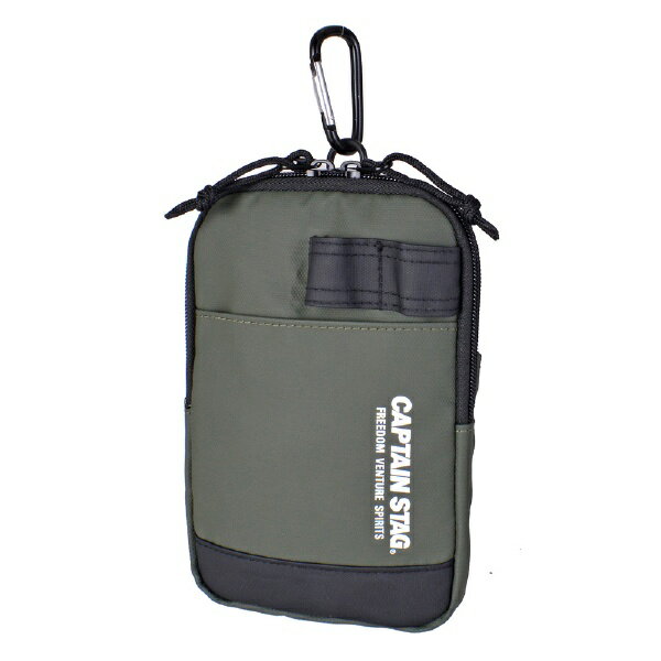 カラビナで引っ掛けたり、ベルトを通せば腰に付けることもできるベルトポーチ。前面にペン差し、背面にはカッター等が納まるポケット付き。撥水コーティング加工を施しているので、水濡れも安心。アウトドアシーンや仕事にもお使いいただけます。【仕様】サイズ(約) : 横幅12×高さ19×奥行2cm / 重量 : 約75g【留め具の種類】ファスナー【ポケットの数】2(外側2)外側 : オープンポケット×2、ペン差し【付属品】カラビナ×1【素材】ポリエステル(コーティング加工)※本製品は防水保証するものではありません。防水性の高い商品ですが、開口部の状態や強い雨等では浸水の恐れがありますので、あらかじめご注意ください。