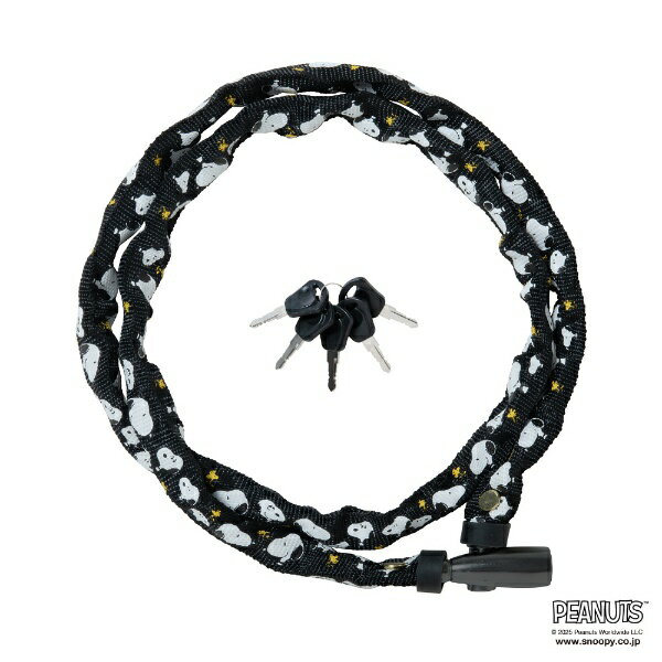 PEANUTS�åԡ��ʥå� ����������å� ���̡��ԡ�(����������/1200mm) �֥�å� PCLK1200-001 [�磻�䡼���å�]