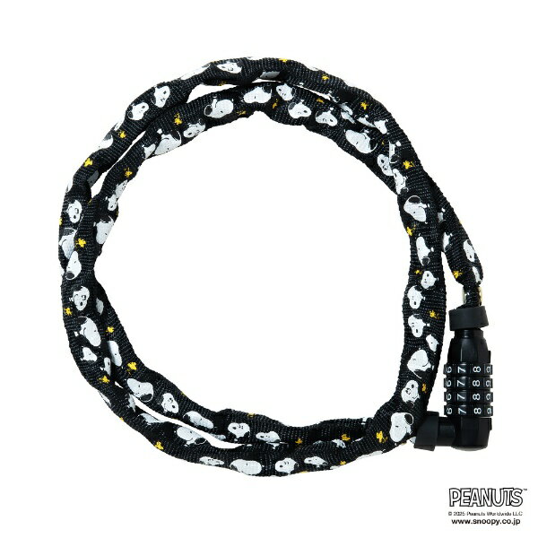 PEANUTS�åԡ��ʥå� ����������å� ���̡��ԡ�(��������/1200mm) �֥�å� PCLD1200-001 [�磻�䡼���å� /�ʥ�С���]