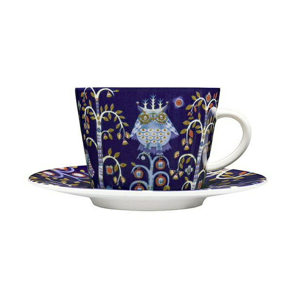 iittala｜イッタラ タイカ コーヒーカップ&ソーサー 約200ml ブルー [正規品]