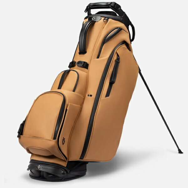 VESSEL｜ヴェッセル キャディバッグ PLAYER 5.0 PRO DOUBLE Iron brew [47インチ対応 /7分割 /約4.2kg]