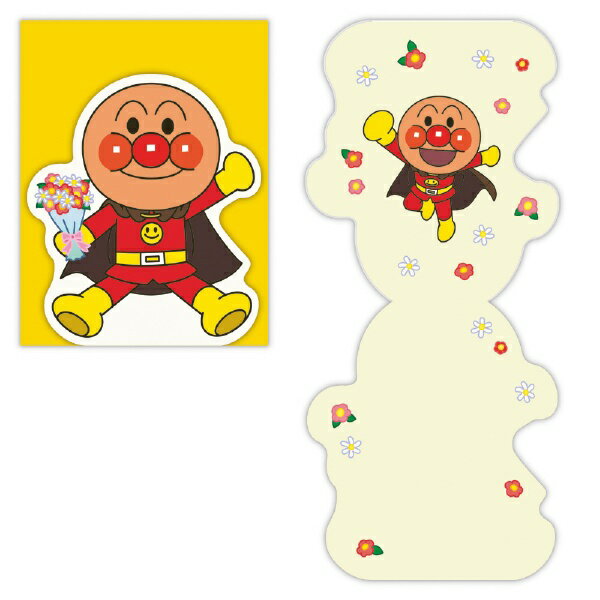 ニホンホールマーク|Hallmark ミニ多目的カード ダイカット アンパンマン アンパンマンとお花 EBP-842-833