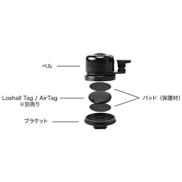 イーコスモ｜ECOSMO ストラップ取付式ベル型タグホルダー for Loshall Tag ローシ...