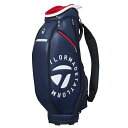 テーラーメイドゴルフ|Taylor Made Golf サークルロゴ キャディバッグ Navy UN747 [9.5型 /47インチ対応 /4分割 /3.2kg...