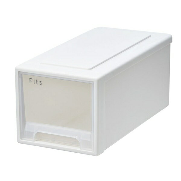 天馬｜TENMA フィッツケース ワイドハーフ 幅22.5×奥行45×高さ20cm ホワイトクリア