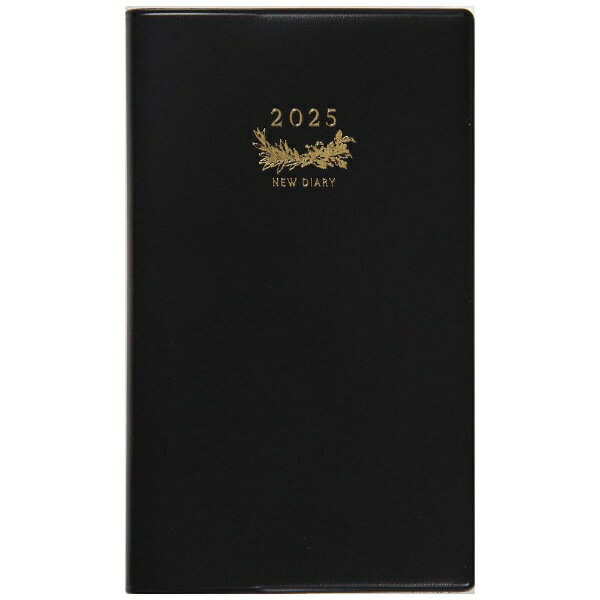高橋書店｜TAKAHASHI SHOTEN 2025年版 ニューダイアリー アルファ1 [ウィークリー/4月/月曜始まり] 黒 No.814