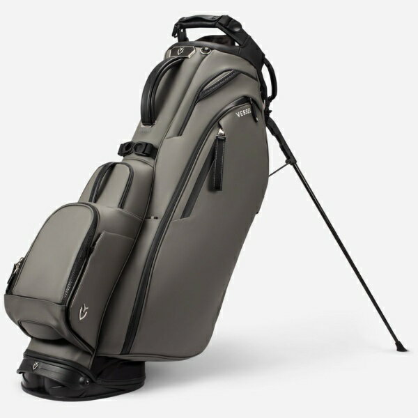 VESSEL｜ヴェッセル キャディバッグ PLAYER 5.0 PRO DOUBLE Gray [47インチ対応 /7分割 /約4.2kg]
