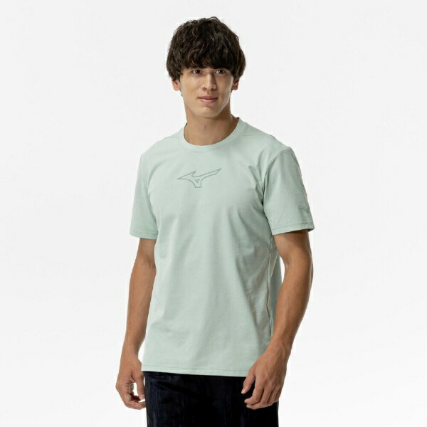 mizuno｜ミズノ メンズ ソフトドライTシャツ フロスティグリーン 32MAC026 [メンズ /2XLサイズ]【返品交換不可】