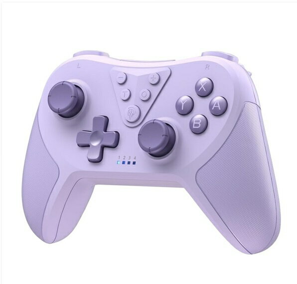 EasySMX ゲームパッド [Switch用 Bluetooth接続] 有線対応 パープル T37