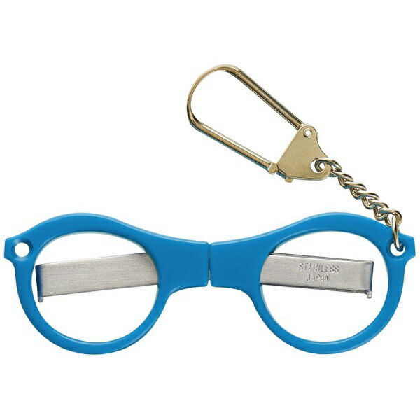 セキセイ｜SEKISEI デコピン キーホルダーはさみ ブルー DP-8330-10