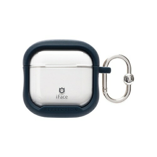 HAMEE｜ハミィ AirPods 4専用 iFace Reflection ポリカーボネートクリアケース ネイビー 41-989043