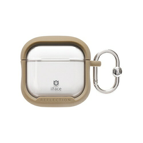 HAMEE｜ハミィ AirPods 4専用 iFace Reflection ポリカーボネートクリアケース ベージュ 41-989050