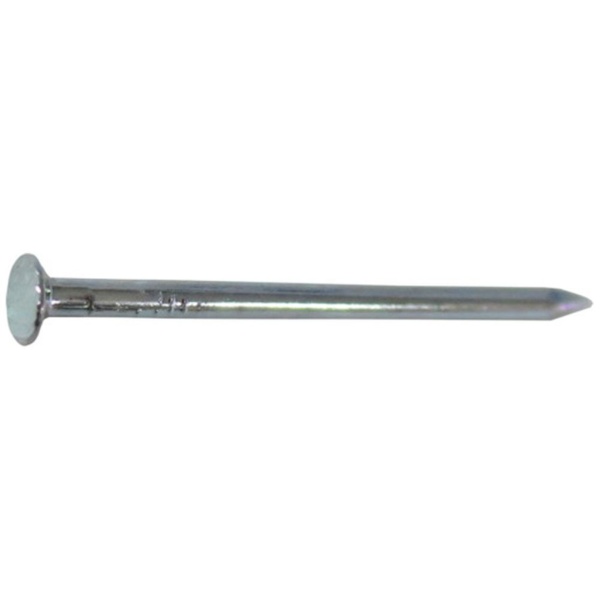 ■丸釘にユニクロメッキをした釘。■購入しやすい少量パックです。【仕様】・寸法（mm）d： 4.6・全長（mm）： 125・番手（#）： 7・頭部径（mm）： 10.3・表面処理： ユニクロ・規格： N12・HP　ユニクロ丸釘　N125【材質／仕上】・スチール・ユニクロ