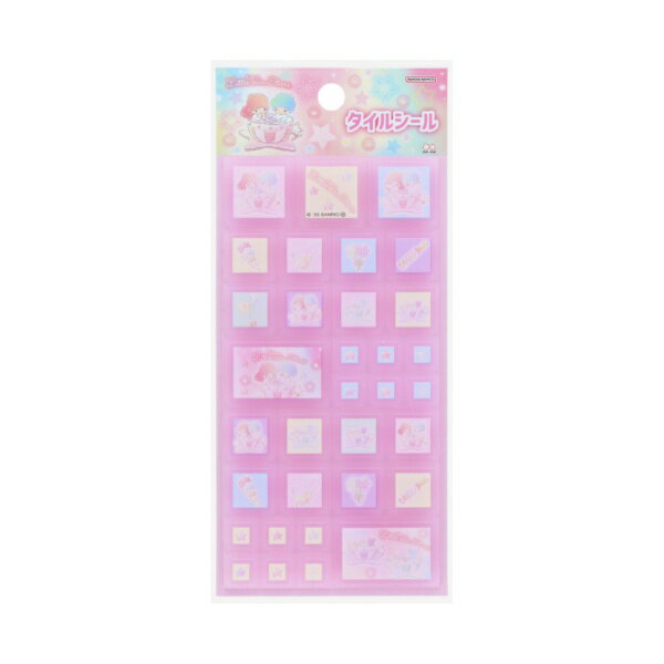 サンスター文具｜sun-star 【限定】タイルシール ゆめかわ！ リトルツインスターズ S8573506のサムネイル